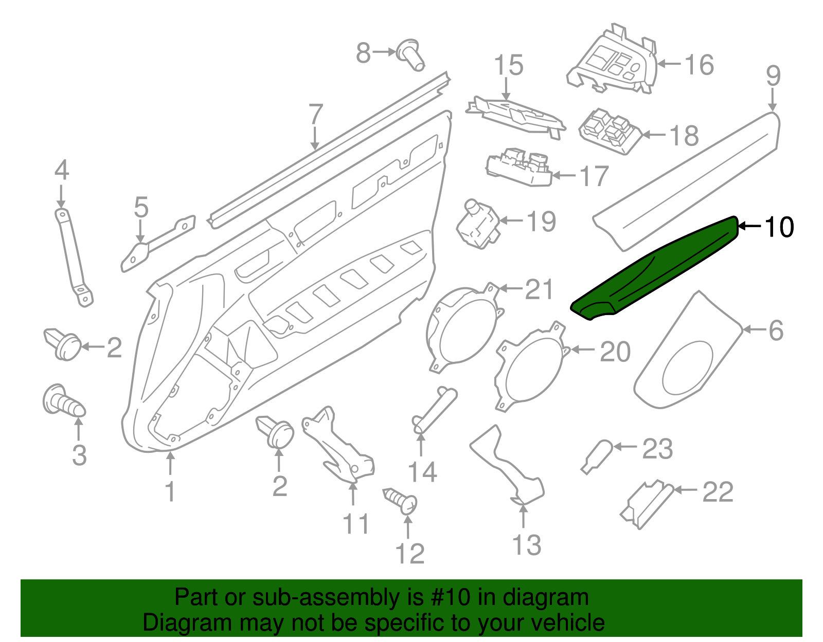 Armrest - Toyota (SU003-06750)