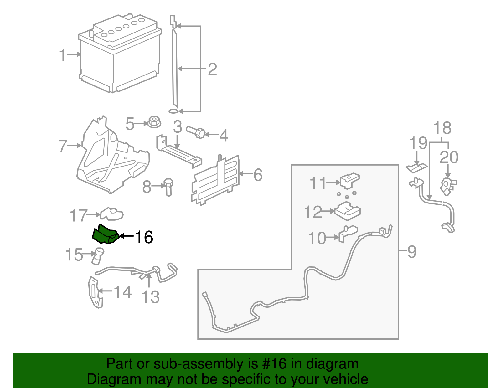 Block Assembly-Bat Pos Cbl Junc - GM (92224989)