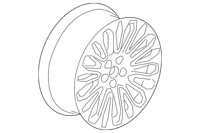 20x8.5-Inch-Inch 18-Spoke Wheel - Buick (90870797)