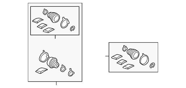 Boot Kit - Toyota (04438-0E030)