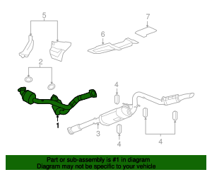 Genuine OEM GM Part - Three-Way Catalytic Converter Kit with Exhaust ...