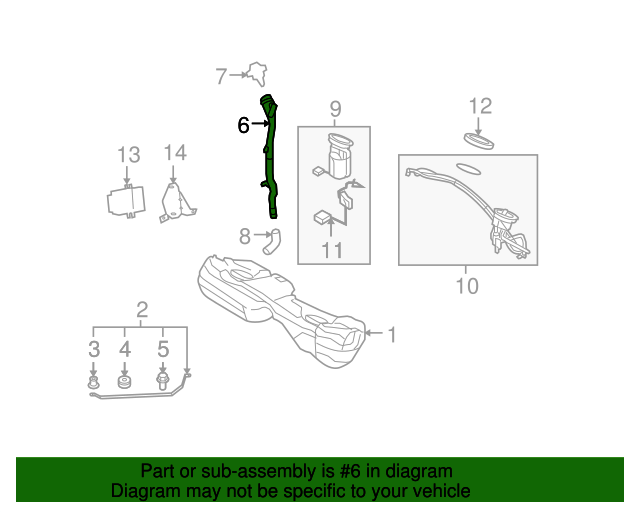 Genuine BMW 16117194206 Fuel Filler Neck FREE Shipping on Most