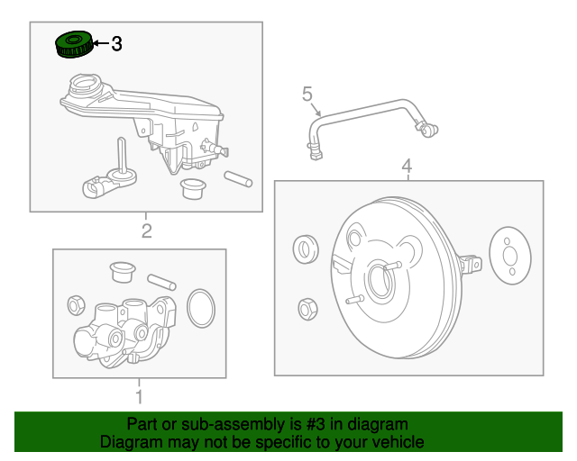 20162022 Chevrolet Spark Brake Master Cylinder Reservoir Cap 42371980