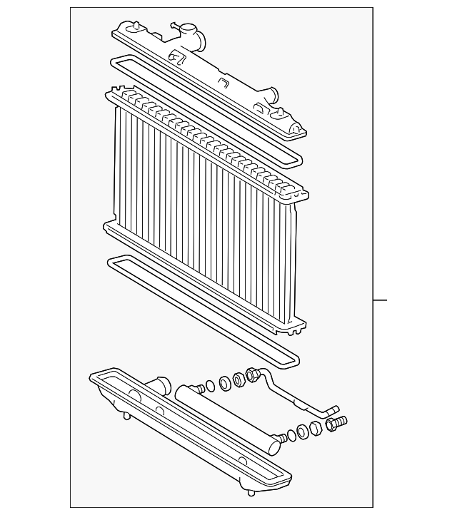 thumbnail interactive-video image 1 of Karpal Radiator Support Assembly For 2007-2011 Toyota Camry – Direct Replacement Steel Core Support 1 of 3