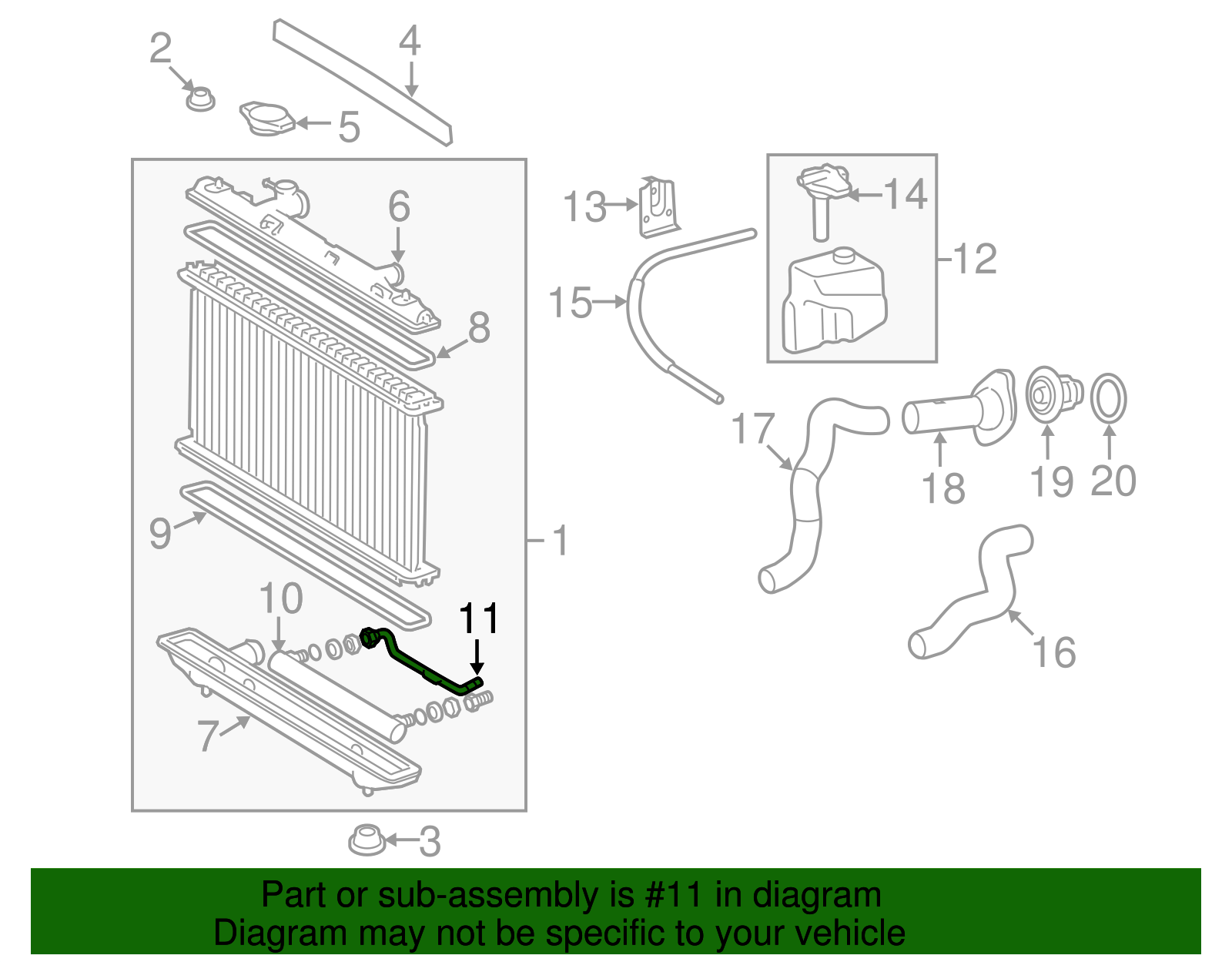 Automatic Transmission Oil Cooler Tube - Scion (16495-50020)