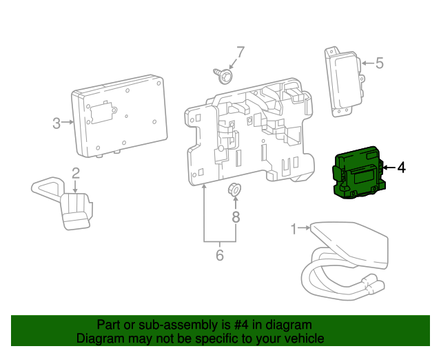 20172021 GM Serial Data Gateway Module 13599318 GM