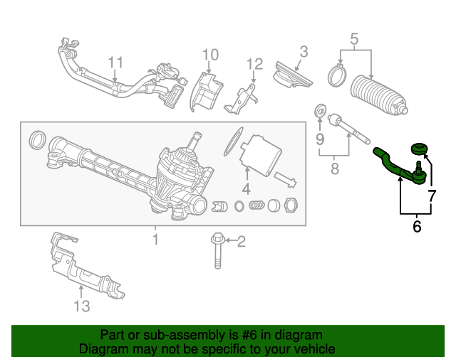 53560TR0A02 End L Tie Rod 20122015 Honda Civic Honda Car Parts