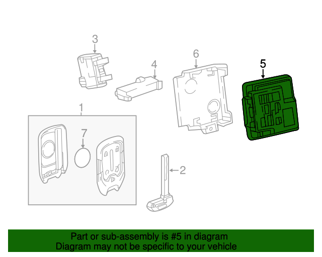 13518841 GM Keyless Entry Control Module GM Parts Store