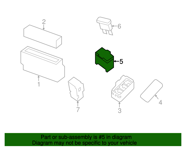 20032022 Nissan Fusible Link 24370C9923 Nissan Parts Plus