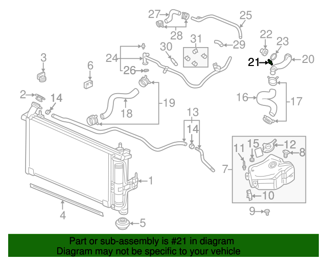 10070107 Engine Coolant Air Bleeder Valve 19952024 GM GMPartsNow