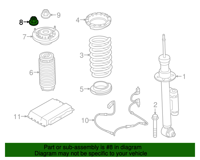 7119905374 19952023 BMW Self Locking Nut (07119905374) BMW of