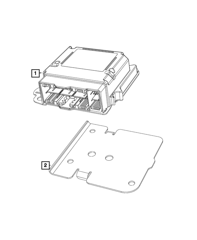 2018-2022 Jeep Occupant Restraint Module 68355363AB | Mopar eStore