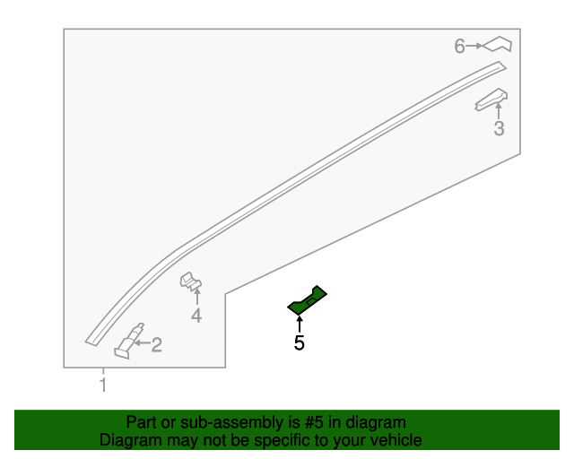 20072021 Mazda OEM NEW 20072019 Mazda CX5 CX9 CX7 Left Right Roof Molding Clip D3Y050629A