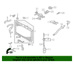 Genuine Hyundai 97311-2D100 Heater/Coolant Inlet Hose Genuine Hyundai 97311-2D100 Heater/Coolant Inlet Hose