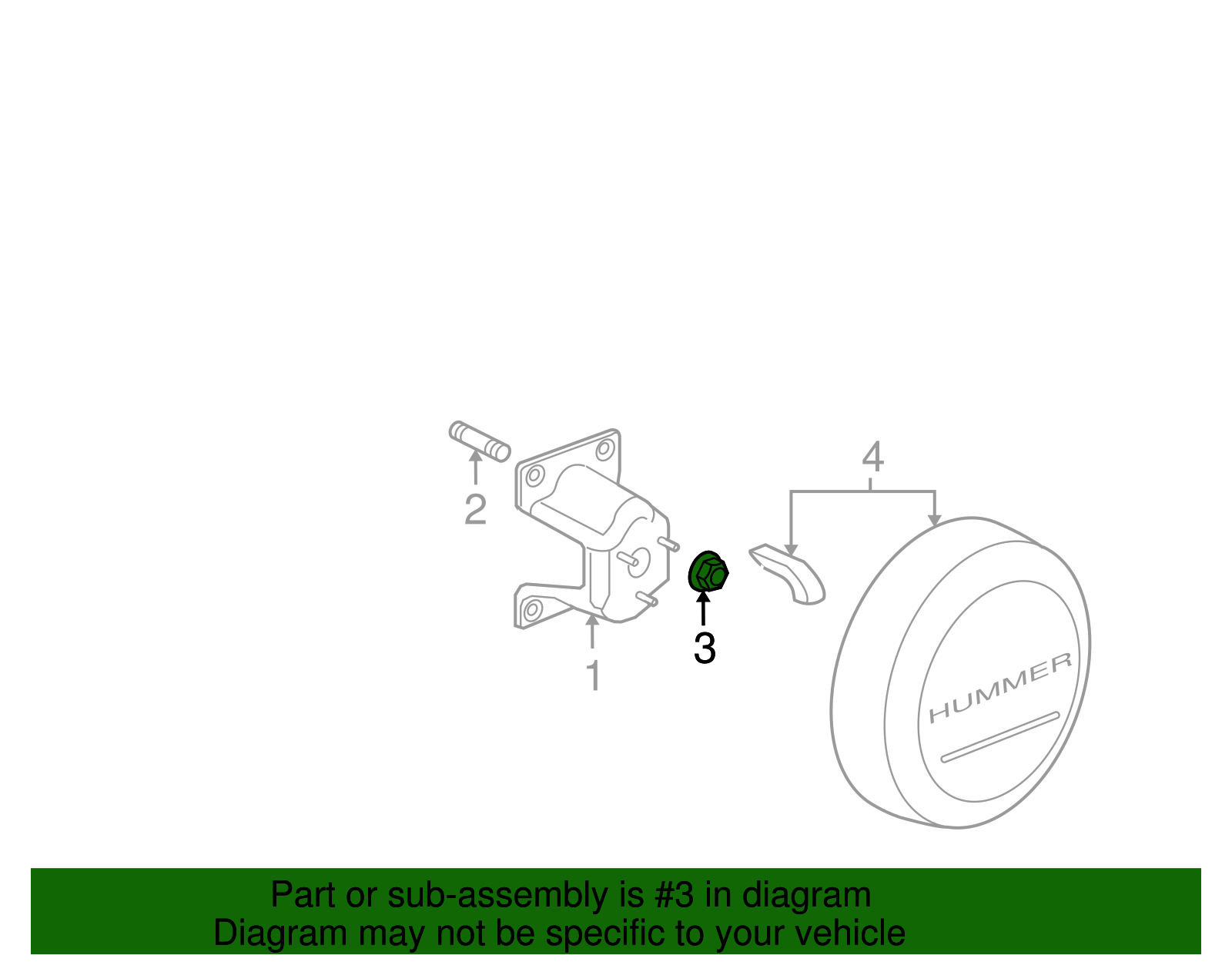 Multi-Purpose Nut - GM (11516754)