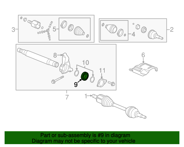 Intermediate Shaft Bearing GM (12785906)