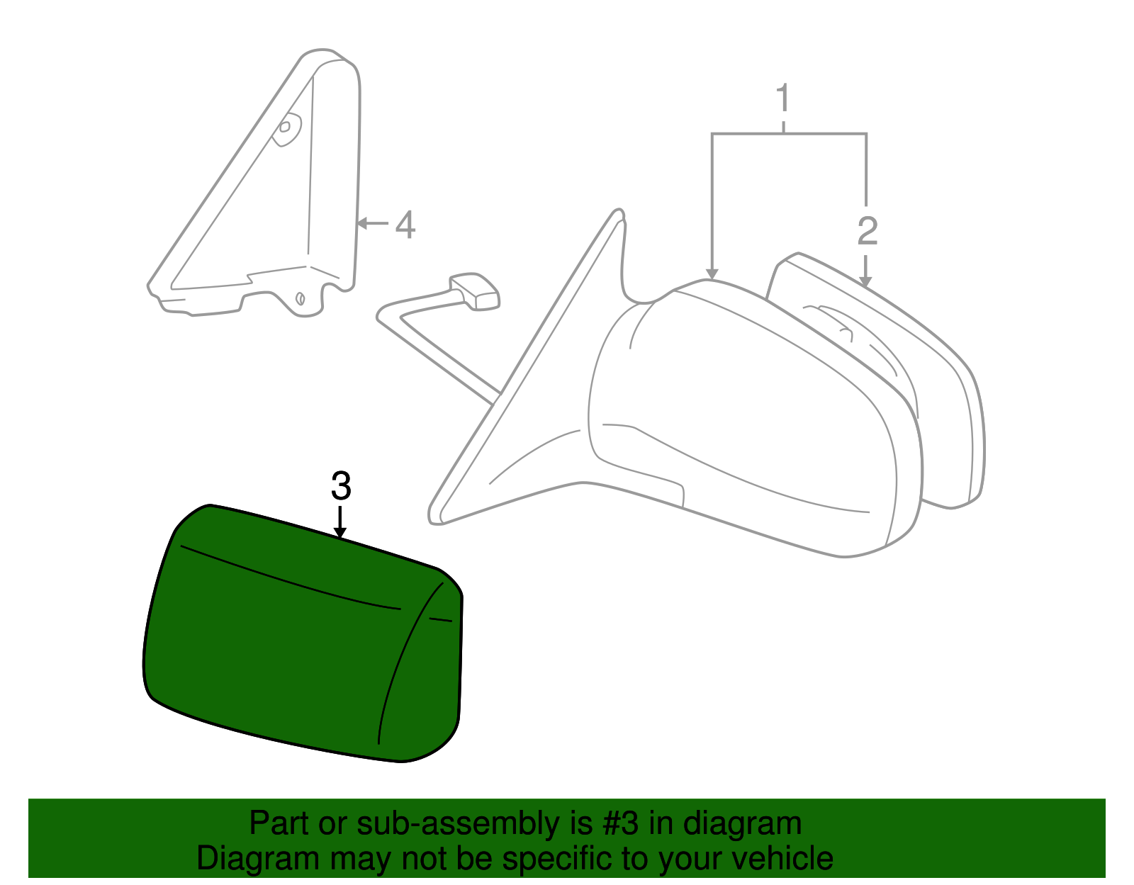 Cover Left - Toyota (87945-46020-B2)