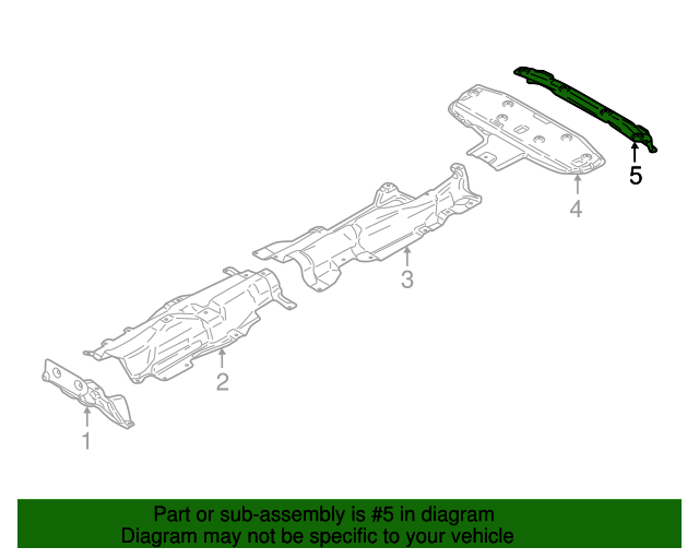 51487374404 20162018 BMW X1 Heat Shield (51487374404) BMW of