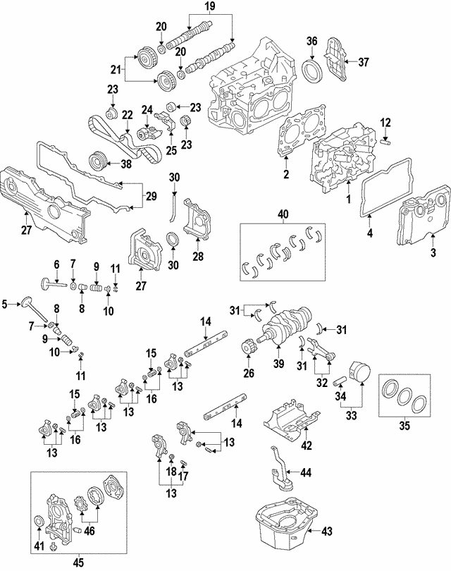 20002011 Subaru Head Gasket 2.5 Car [ Left Or Right Same Number