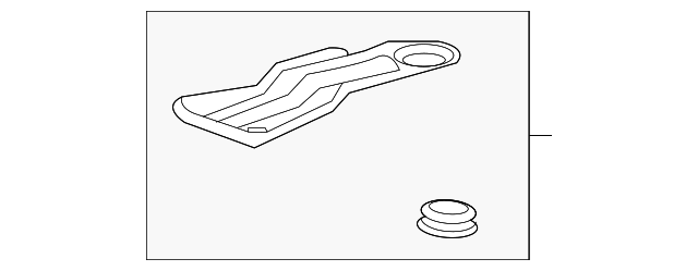 Passenger Side Radiator Upper Bracket - Cadillac (84142666)