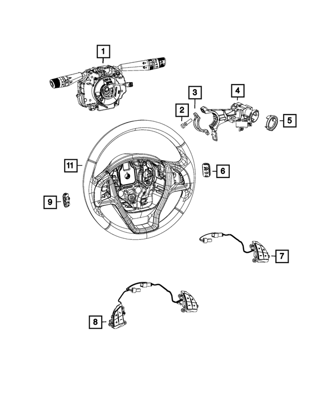 5YP58LXHAA Speed Control Switch 20152022 Ram ProMaster City Mopar Factory Parts