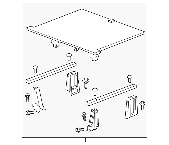 20172019 GMC Acadia Cargo Management System 84168031