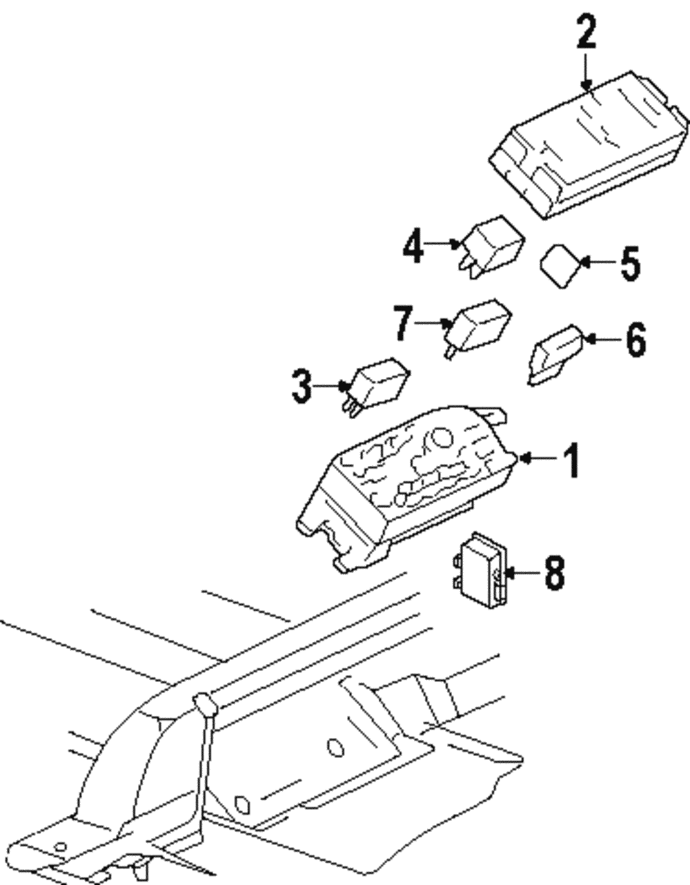 Block, Body Wrg Harness Junc - GM (88953295)