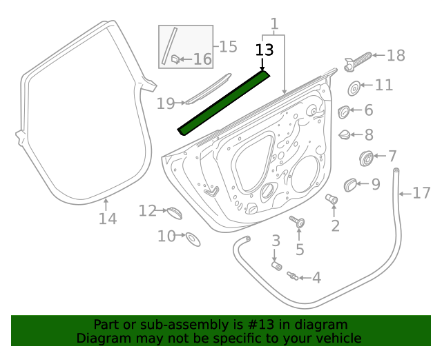 2015-2024 Audi Sound Absorber 8V3-837-805 | AutoNationParts.com
