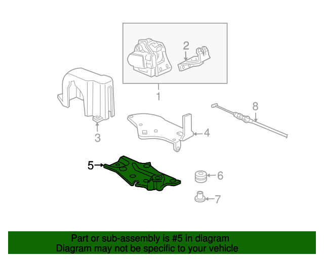 37976RCAA00 Bracket Accelerator Pedal Sensor 20032007 Honda
