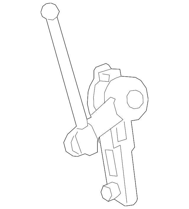 Front Suspension Automatic Forward Lighting Position Sensor - GM (84361024)