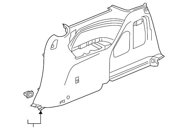 Thr 1za Base Assembly L Front Nh900l Deep Black 18 Honda Odyssey Honda Factory Parts