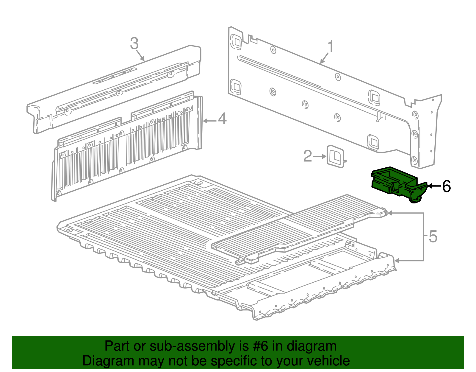 Truck Bed Storage Box - GM (84339108)