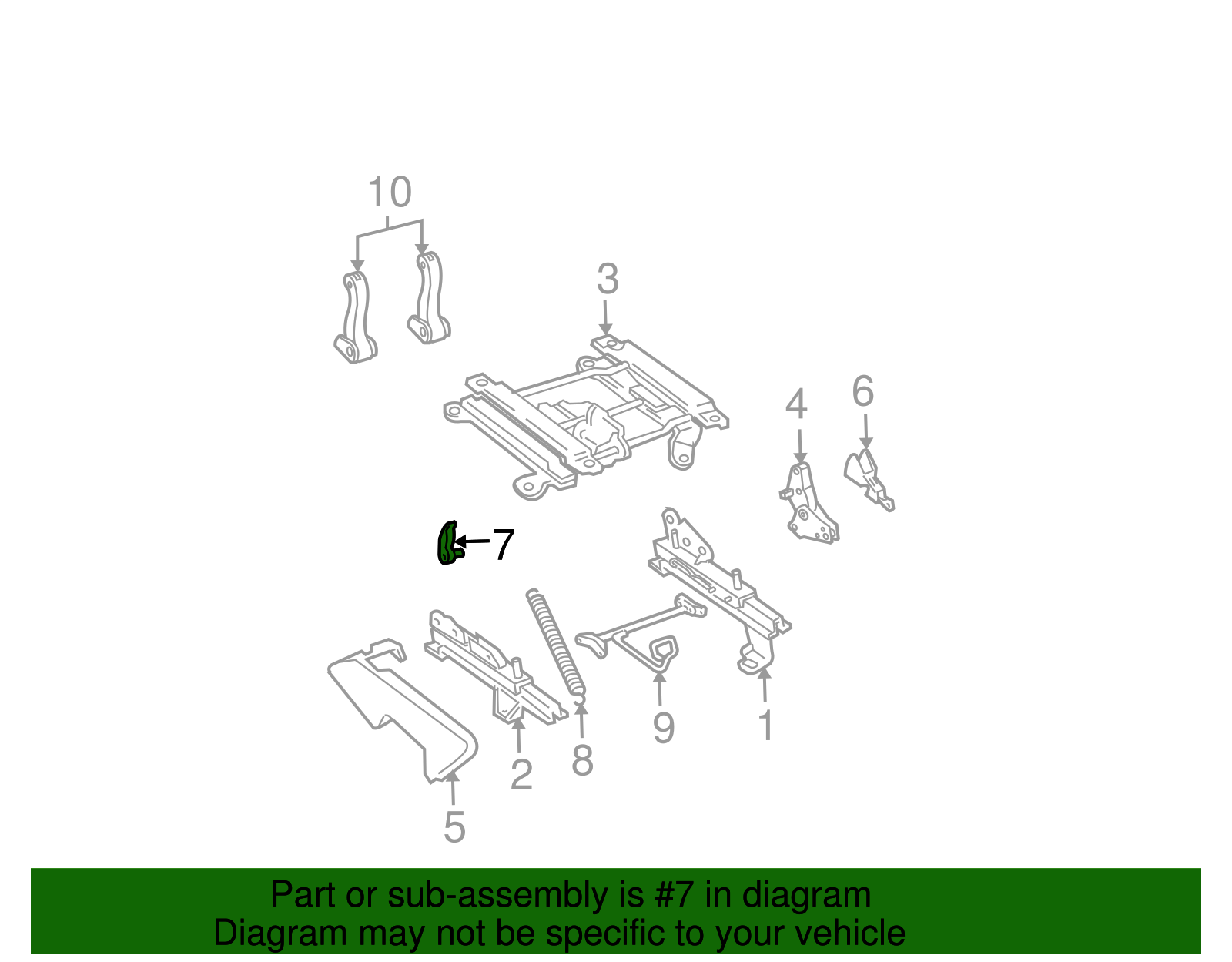 Recline Handle - GM (88935263)