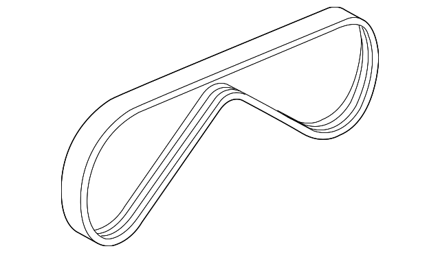 Power Steering Pump Serpentine Belt - GM (12585310)