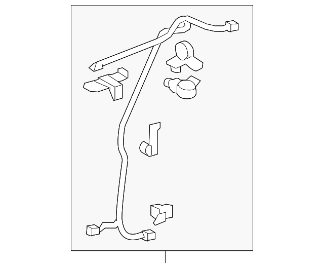 77963SHJA00 SubHarness, R Air Curtain 20052006 Honda Odyssey