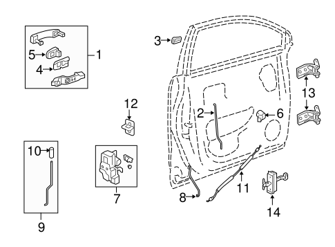 Front Door for 2008 Saturn Vue #1