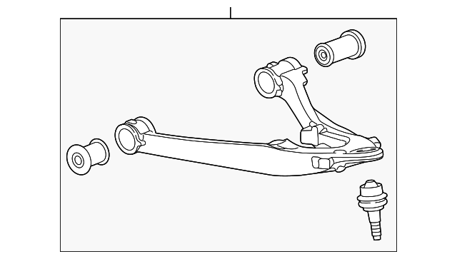Front Driver Side Lower Control Arm - Cadillac (84114507)
