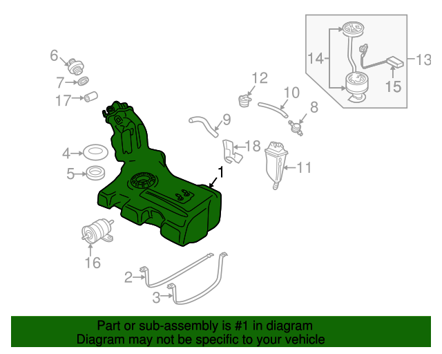 4B0201060E Fuel Tank 19992004 Audi A6 Audi OEM Parts