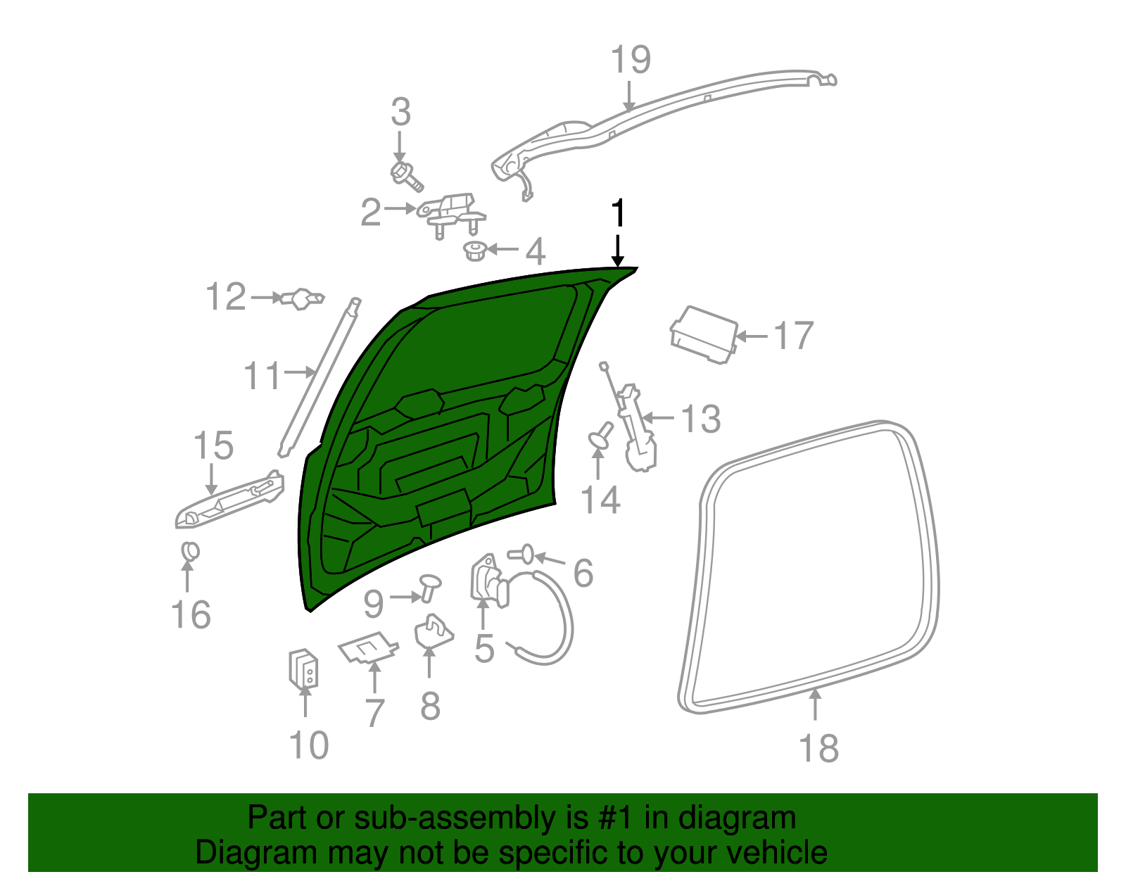 Lift Gate 7B0-827-025-E