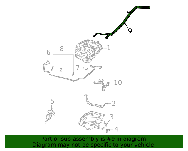 52029948AC Filler Tube Assembly Mopar Parts Canada