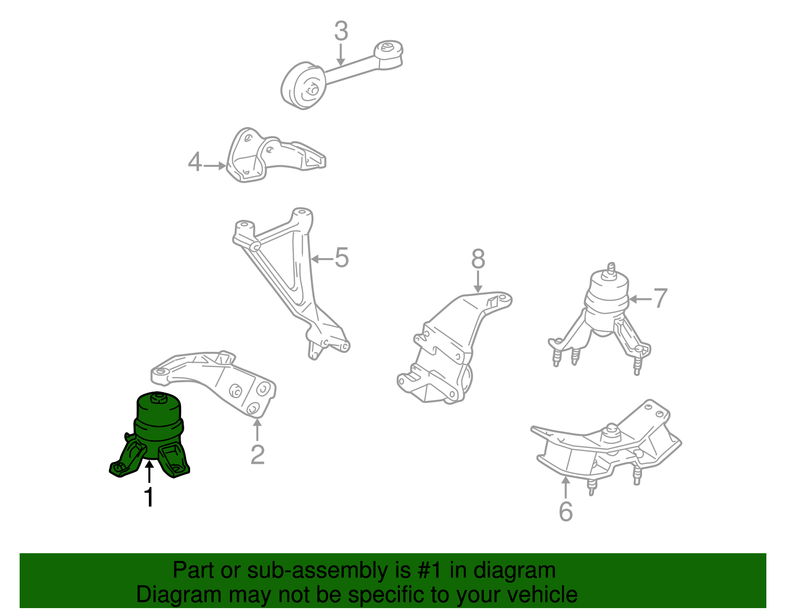 Front Mount - Toyota (12361-03060)