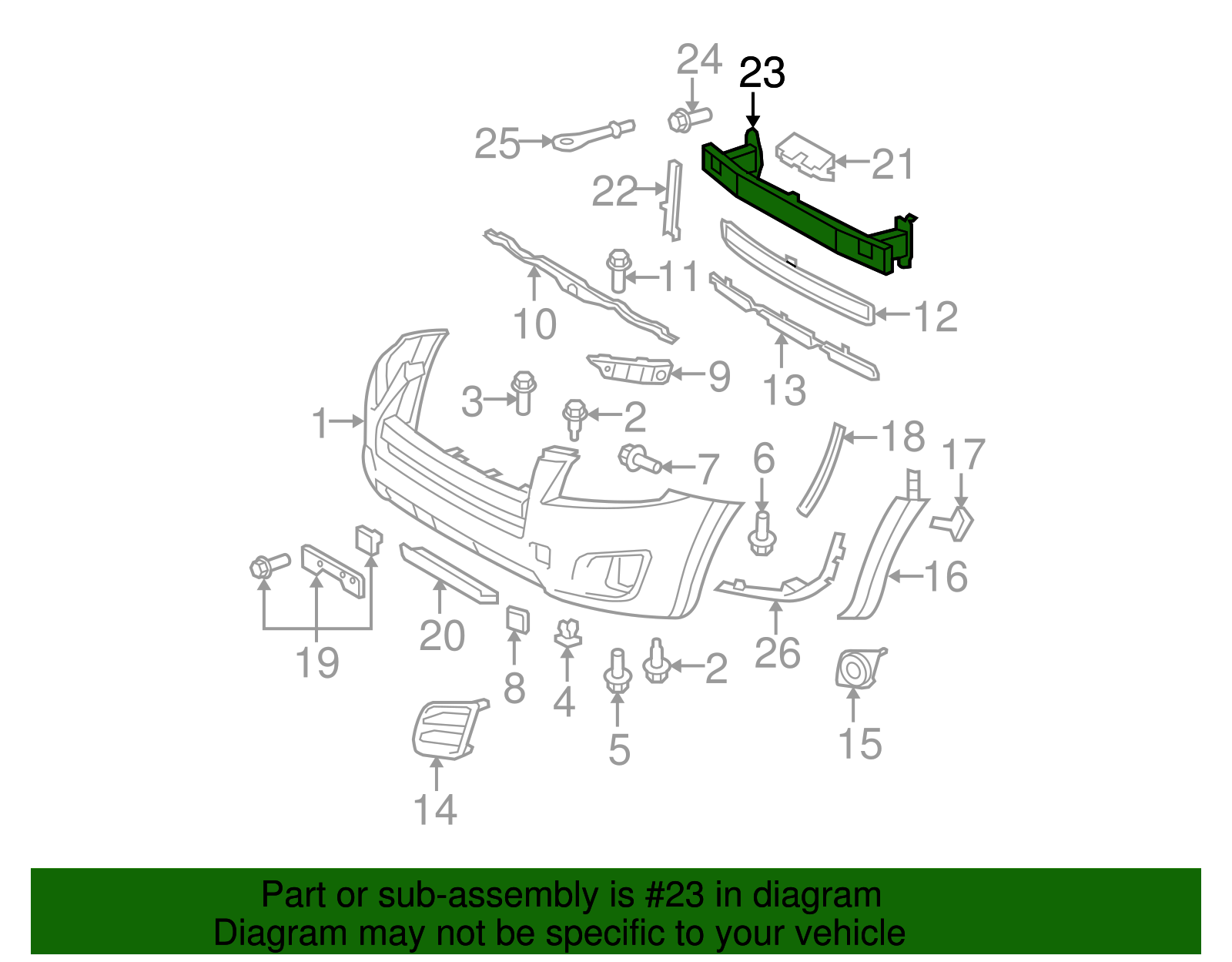 Reinforcement - Toyota (52021-42082)