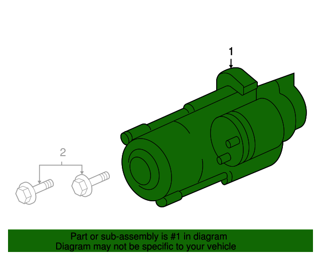 20052011 GM Starter Motor 89017760