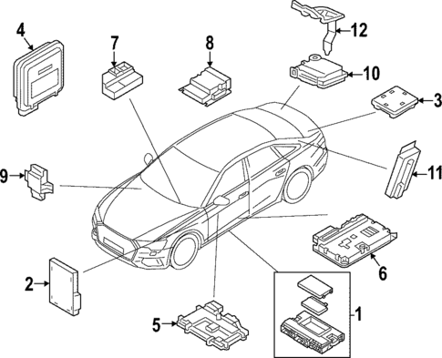 Lane Departure Warning for 2019 Audi A7 Sportback | OEM Parts Online 
