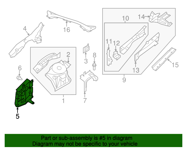 20132021 Nissan Splash Guard 648383TA0A Nissan Parts Royal Oak