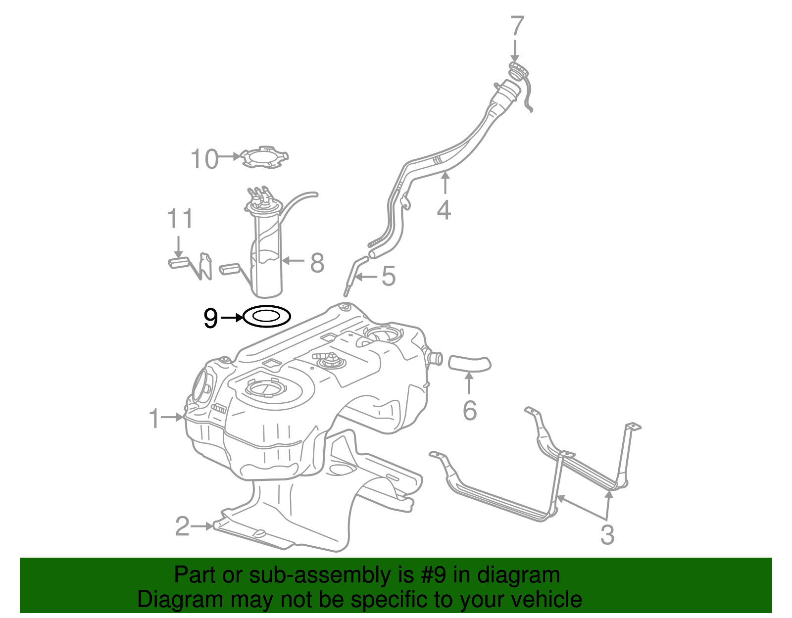 Fuel Pump O-Ring - GM (22682111)