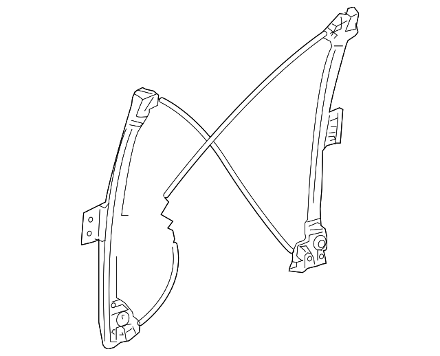 20042005 GMC Envoy XUV Tailgate Window Regulator 19210376 GM