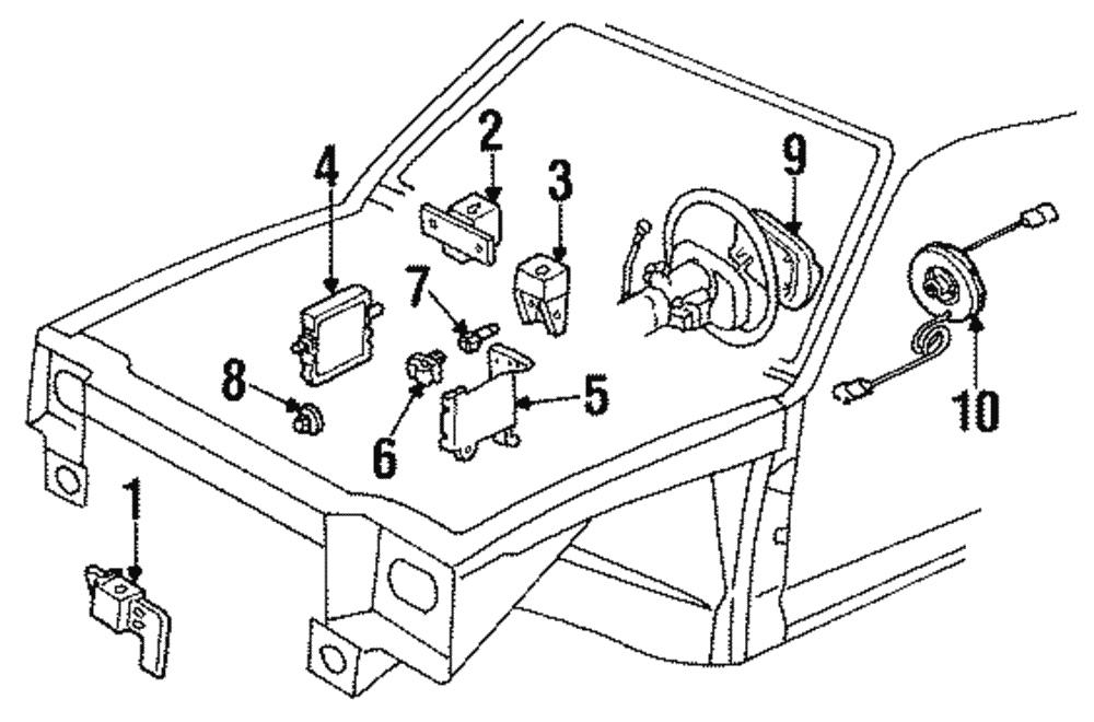 Radio Mount Bolt - GM (12337892)