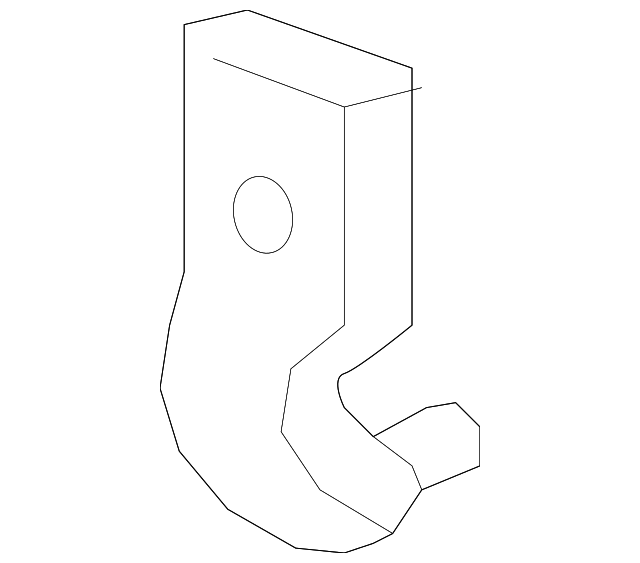 Rear Driver Side Bumper Fascia Bracket - GM (96845812)