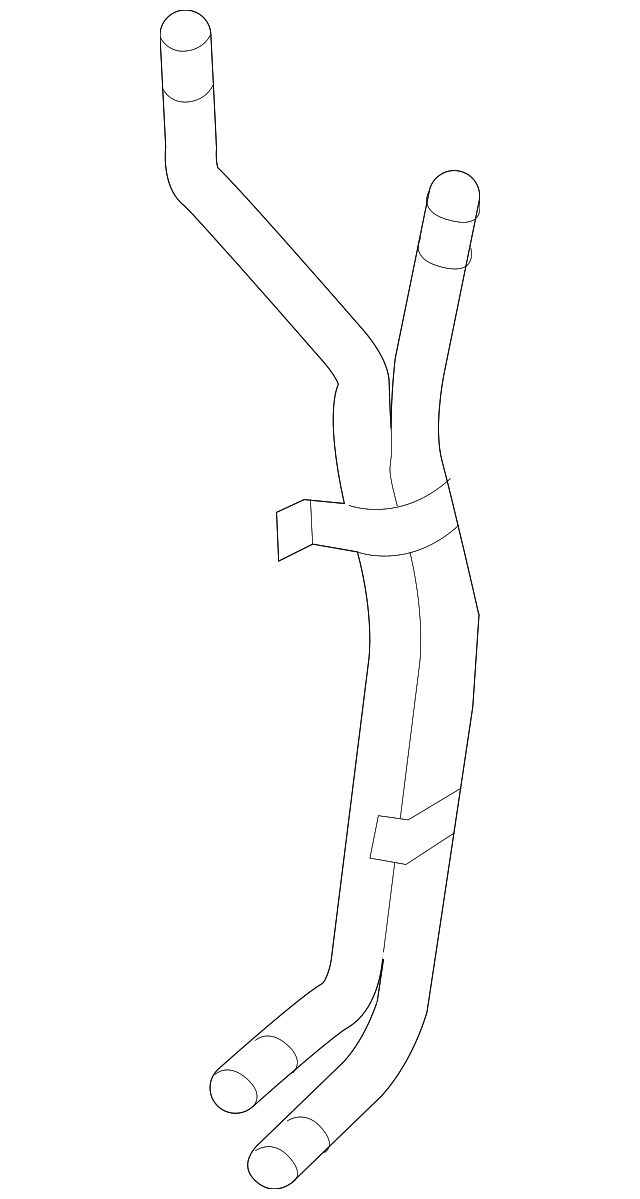 Pipe Assembly - Volkswagen (7L0-121-065-A)